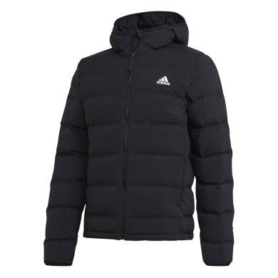 adidas Winter Down Jacket Helionic Soft Hooded (wind and water repellent) black Men